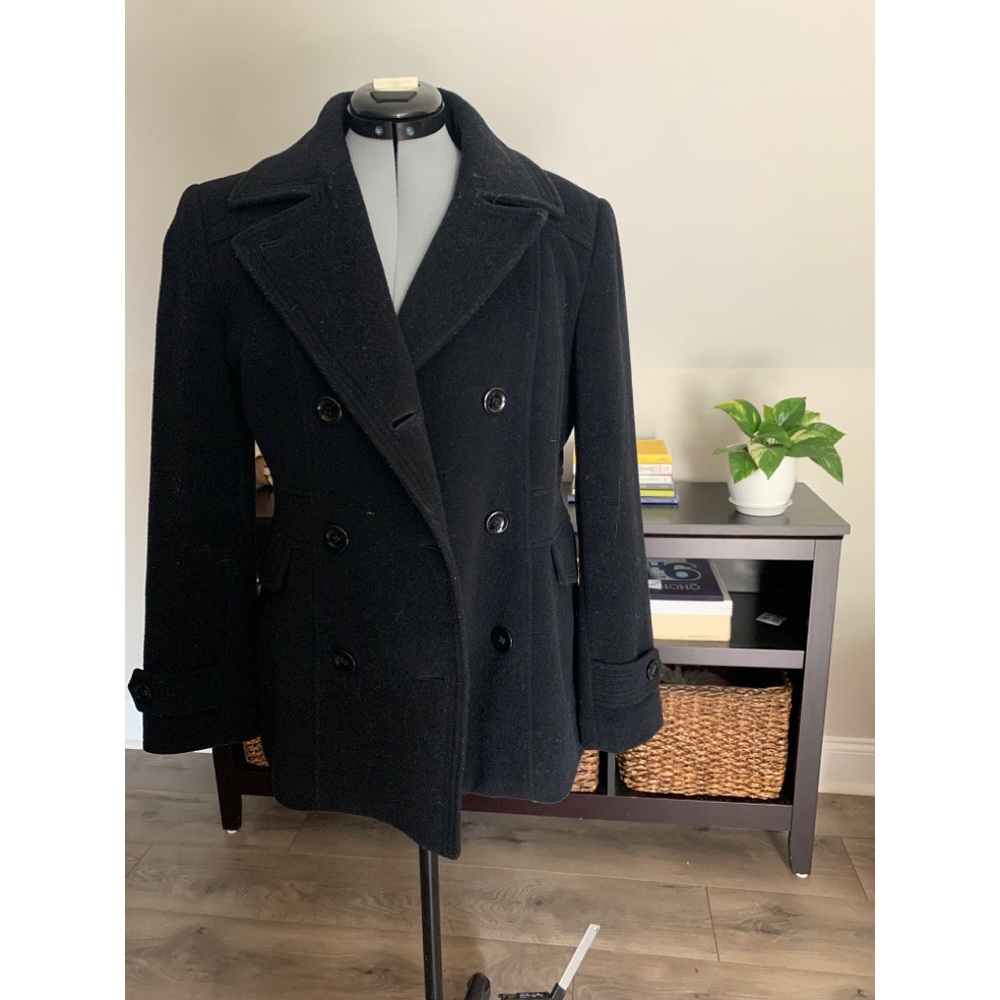 St. John's Bay Black Pea Coat